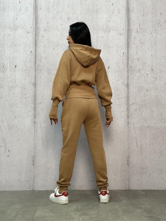 Dark beige sweatpants sale
