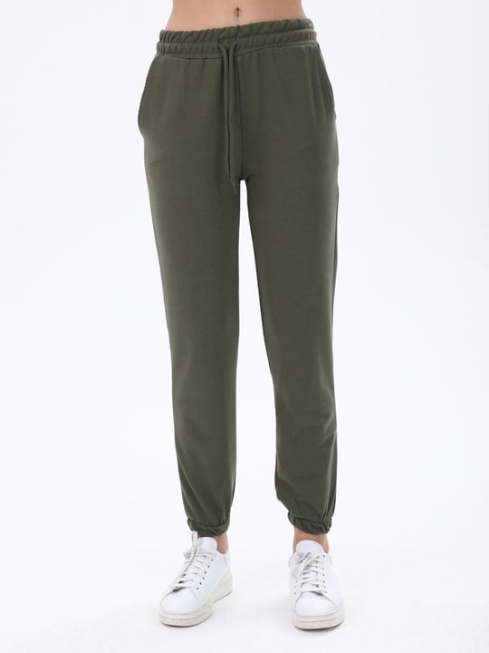 Khaki colored sweatpants sale