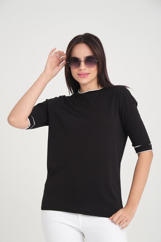 Thin black jumper womens best sale