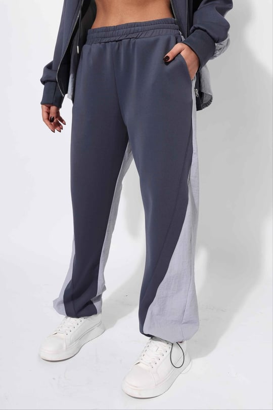 Two color sweatpants sale