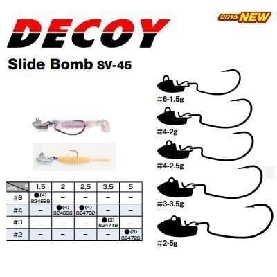 Acheter Leurre SV-43B Tête plombée Flash Bomb Decibo Taille 2/0, 3/8 oz