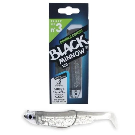 Leurre De Pêche Fiiish Double Combo Offshore Black Minnow No.2 - 9 Cm / 10 G - Couleur Kaki Ghost Minnow - BM3012