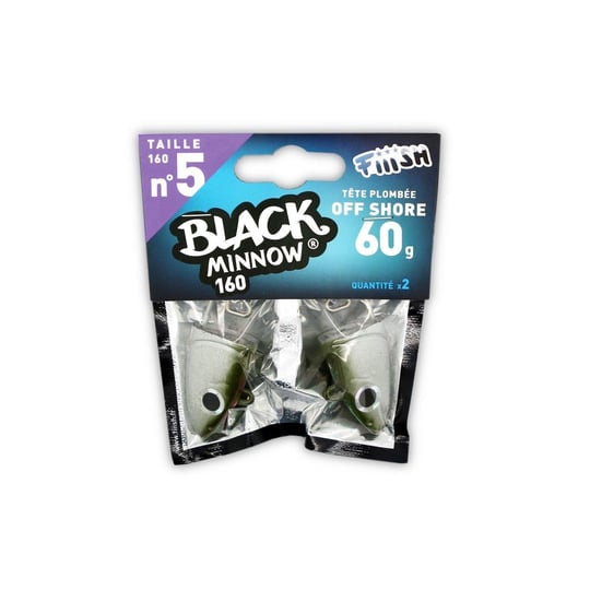 FIIISH BLACK MINNOW DOUBLE COMBO SHORE 70mm 3g #KAKI/GHOST MINNOW - Ribiška  trgovina