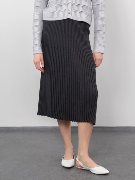 Ribbed Knit Skirt Models and Ribbed Knit Skirt Prices - Serianno