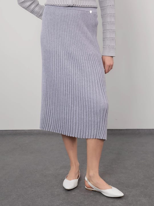 Ribbed Knit Skirt Models and Ribbed Knit Skirt Prices - Serianno