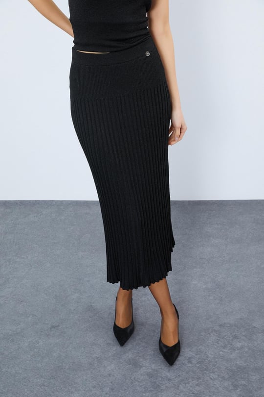 スカート SORIN Wool Blend Rib Balloon Knit Skirt SORIN Wool Blend Rib Balloon Knit Skirt