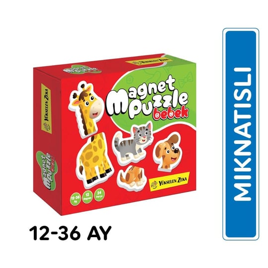 6-16 Ay İlk Pofidik Magnet Puzzle - Çiftlik Hayvanları | Yükselen