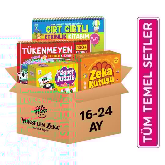 İlkokula Hazırlayan Temel Setler Kolisi | Yükselen Zeka | Mutluluk