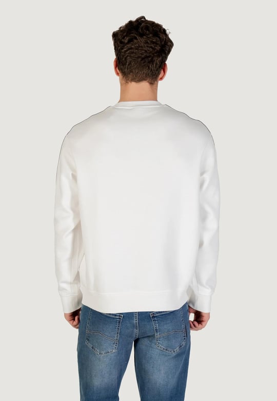 Armani Exchange Armani Exchange Erkek Regular Fit Pamuklu Bisiklet Yaka Uzun Kollu Beyaz Sweatshirt XM001296 AF10818-U0009