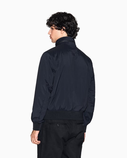 Armani Exchange Armani Exchange Erkek Uzun Kollu Sıfır Yakalı Siyah Ceket XM001583 AF19196-UC001