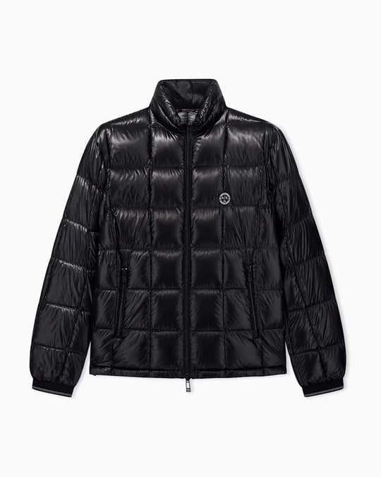 Armani Exchange Armani Exchange Erkek Sıfır Yaka Fermuarlı Uzun Kollu Siyah Ceket XM003474 AF23755-UC001