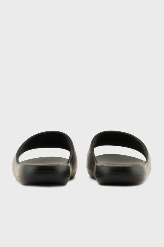 ARMANI EXCHANGE Armani Exchange Erkek Rahat Düz Taban AX Logolu Siyah-Beyaz Terlik XUP012 XV675-S277