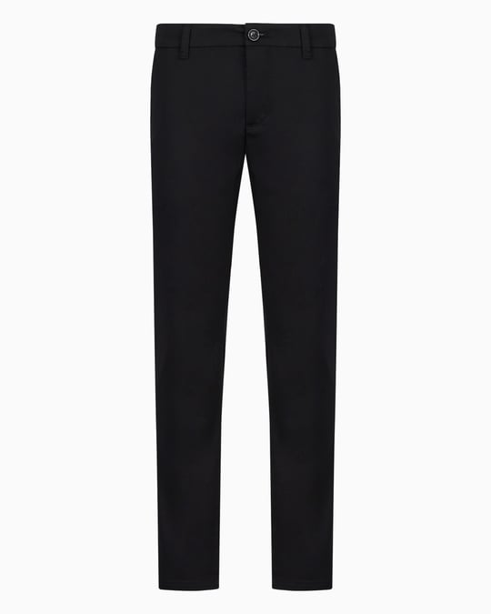 ARMANI EXCHANGE Armani Exchange Erkek Pamuklu Chino Slim Fit Siyah Pantolon 8NZP20 ZN1RZ-1200