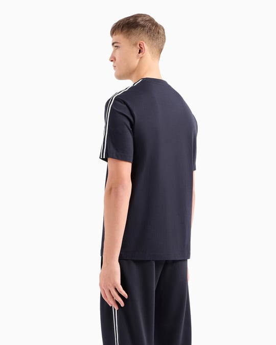 ARMANI EXCHANGE Armani Exchange Erkek Marka Logo Detaylı Baskılı Regular Fit Kısa Kollu Lacivert T-Shirt 8NZTSG ZJ9AZ-1510