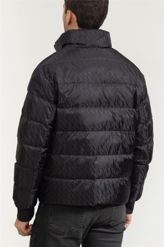 Armani Exchange Armani Exchange Erkek Kuş tüyü Dolgulu Regular Fit Dik Yaka Şişme Lacivert Mont XM001580 AF16628-UB101