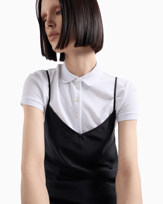 Armani Exchange Armani Exchange Kadın İnce İp Askılı V Yaka Saten Siyah Bluz 8NYH05 YNZ5Z-1200