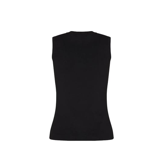 Armani Exchange Armani Exchange Kadın Normal Kalıp AX Logo İşlemeli Yuvarlak Yakalı Siyah Atlet XW001448 AF10352-UC001