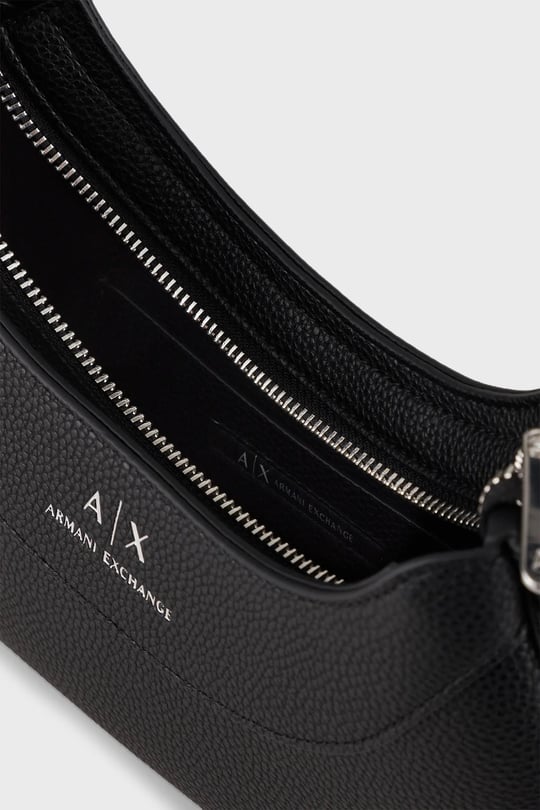 Armani Exchange Armani Exchange Kadın Askısı Çıkarılabilir Marka Logolu Sade ve Şık Siyah Omuz Çantası 942883 CC783-00020