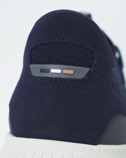 BOSS BOSS Erkek Bağcıklı Marka Logolu Spor Stil Lacivert Sneaker 50498904-401