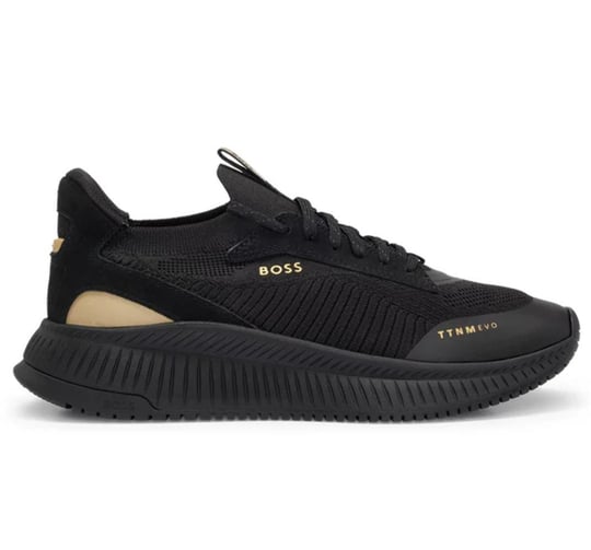 BOSS BOSS Erkek Bağcıklı Marka Logolu Spor Stil Siyah2 Sneaker 50498904-007