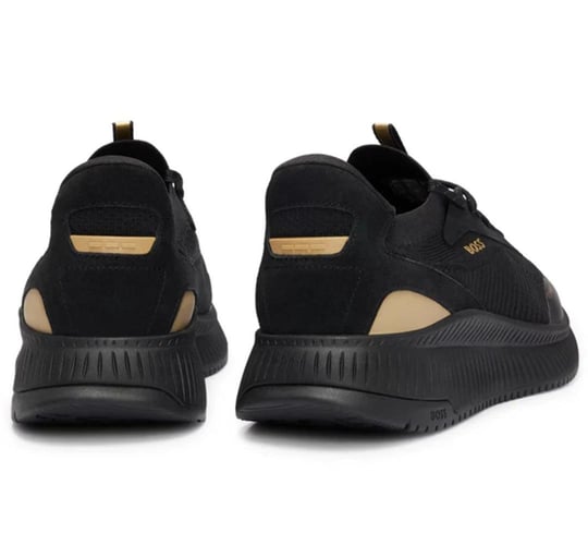 BOSS BOSS Erkek Bağcıklı Marka Logolu Spor Stil Siyah2 Sneaker 50498904-007