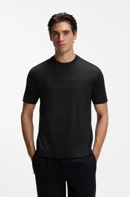 BOSS  BOSS Erkek Bisiklet Yakalı Ekstra Yumuşak Pamuklu Logo İşlemeli Kısa Kollu Siyah Polo Yaka T-Shirt 50565042-001