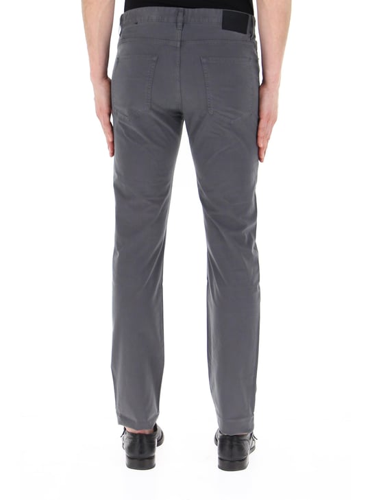 BOSS BOSS Erkek Denim Normal Belli Düz Model Günlük Kullanım Gri Jeans 50505445-032
