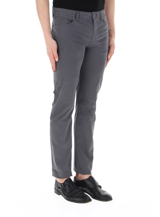 BOSS BOSS Erkek Denim Normal Belli Düz Model Günlük Kullanım Gri Jeans 50505445-032