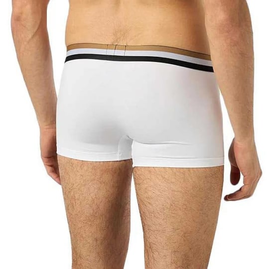 BOSS BOSS Erkek Dokuma Kumaş  Normal Bel Kısa Paça Düz Model Beyaz Boxer 50516542-100