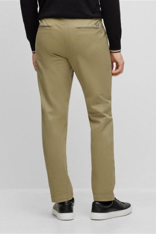 BOSS BOSS Erkek Dokuma Kumaş  Normal Bel  Düz Model Yeşil Pantolon 50487966-336