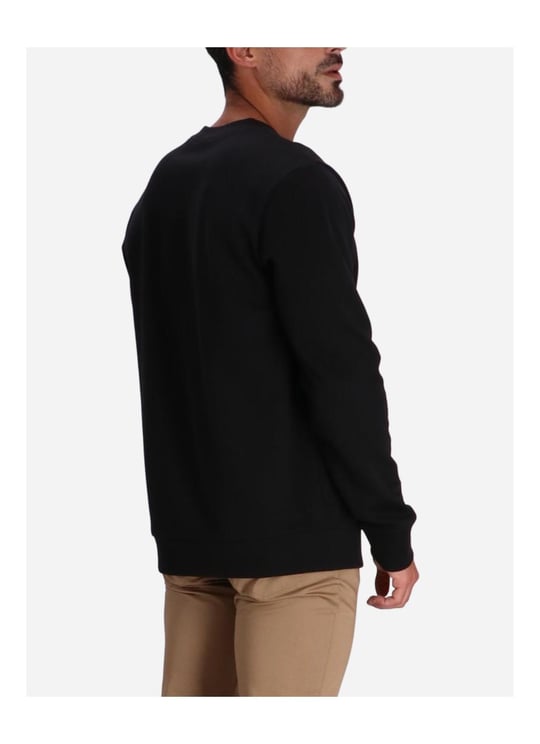 BOSS BOSS Erkek Düz Model Bisiklet Yaka Uzun Kol Siyah Sweatshirt 50520302-001
