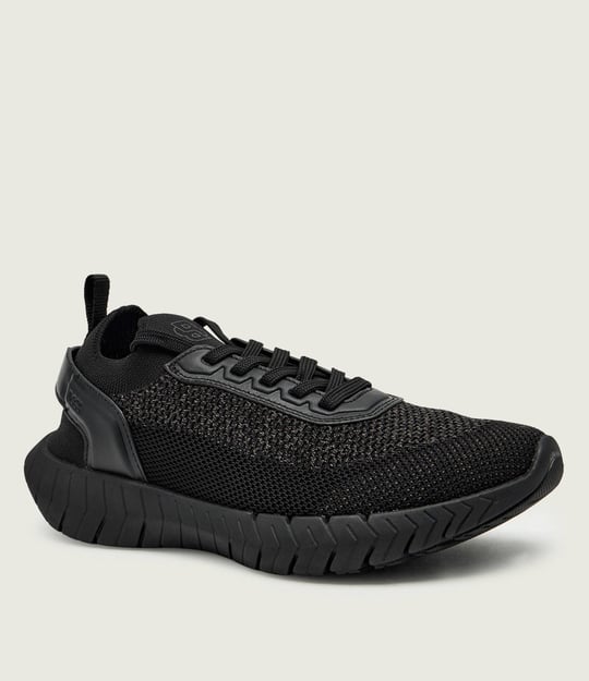 BOSS  BOSS Erkek Esnek ve Rahat Dış Taban Nefes Alabilen Üst Yüzeyli Siyah Sneaker 50562620-005