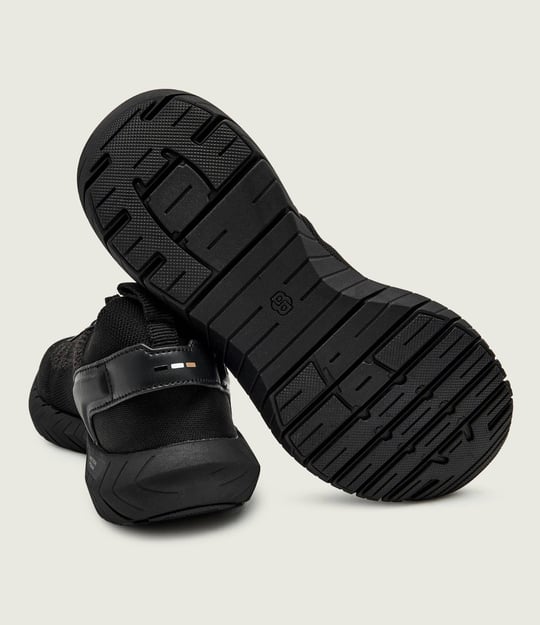 BOSS  BOSS Erkek Esnek ve Rahat Dış Taban Nefes Alabilen Üst Yüzeyli Siyah Sneaker 50562620-005