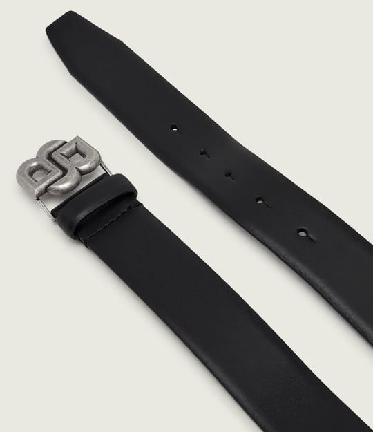 BOSS  BOSS Erkek Logo Detaylı Metal Tokalı Ayarlanabilir Siyah Kemer 50568640-001