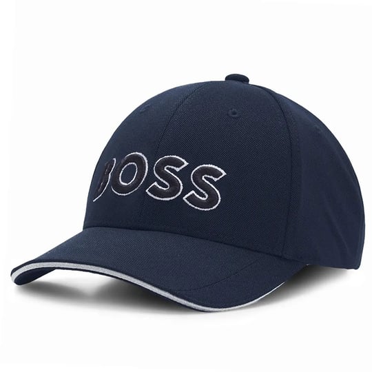 BOSS  BOSS Erkek Logolu Ayarlanabilir Tokalı Lacivert-Beyaz Şapka 50519247-405