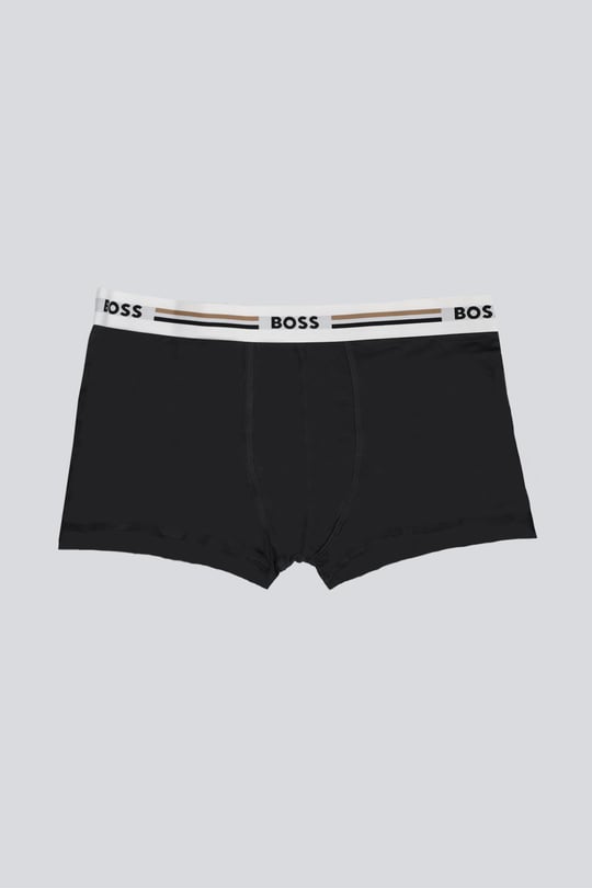 BOSS  BOSS Erkek Marka Logolu Beli Lastikli Lacivert Boxer 50492200-972