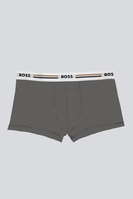 BOSS  BOSS Erkek Marka Logolu Beli Lastikli Lacivert Boxer 50492200-972