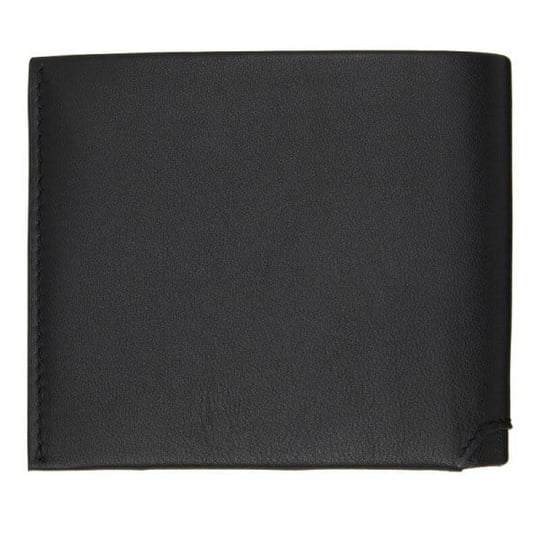BOSS  BOSS Erkek Metalik Monogram Logolu 8 Kart Bölmeli Hakiki Deri Siyah Cüzdan 50568411-001