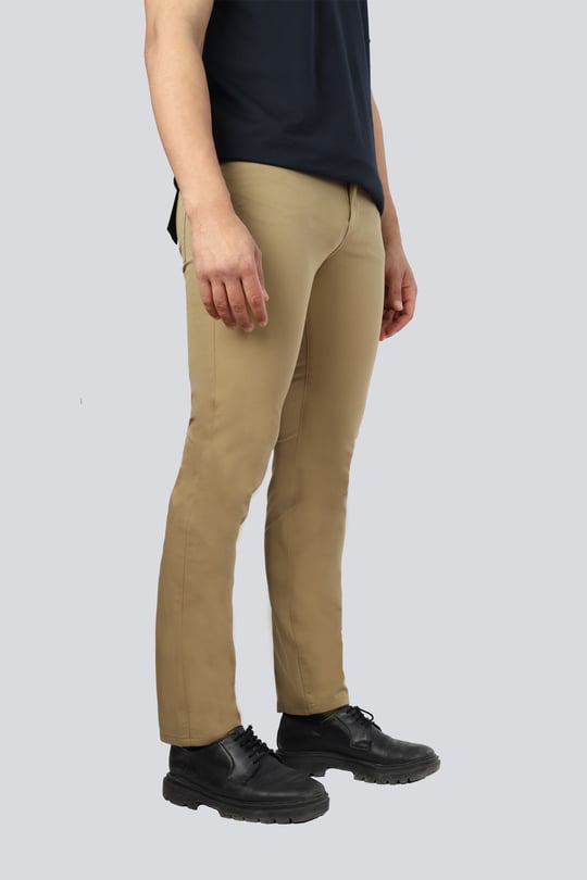 BOSS  BOSS Erkek Normal Bel Daralan Paça Düz Model Cep Detay Yeşil Pantolon 50543953-252