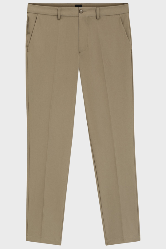 BOSS  BOSS Erkek Normal Bel Daralan Paça Düz Model Cep Detay Yeşil Pantolon 50543945-252