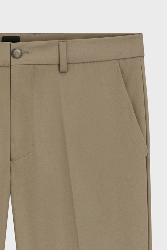 BOSS  BOSS Erkek Normal Bel Daralan Paça Düz Model Cep Detay Yeşil Pantolon 50543945-252