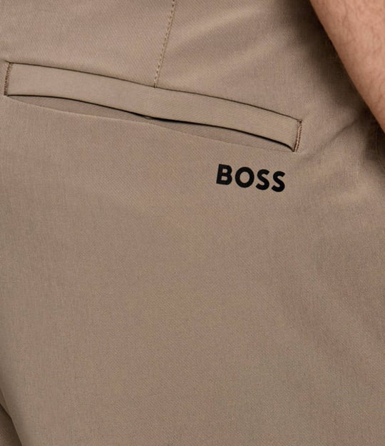 BOSS  BOSS Erkek Normal Kalıp Düz Paça Bej Pantolon 50551949-334