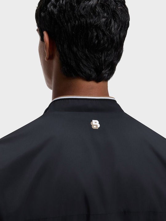 BOSS  BOSS Erkek Normal Kalıp Logo İmzalı Uzun Kollu Lacivert Mont 50561397-402