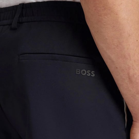 BOSS  BOSS Erkek Normal Kesim Su Geçirmez Esnek Kumaşlı Lacivert Şort 50564267-402