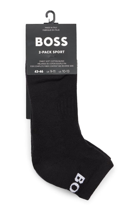 BOSS BOSS Erkek Pamuklu Logolu Dokuma Kumaş Siyah Çorap 50469859-001