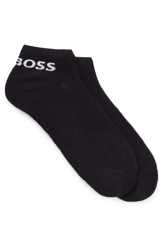 BOSS BOSS Erkek Pamuklu Logolu Dokuma Kumaş Siyah Çorap 50469859-001