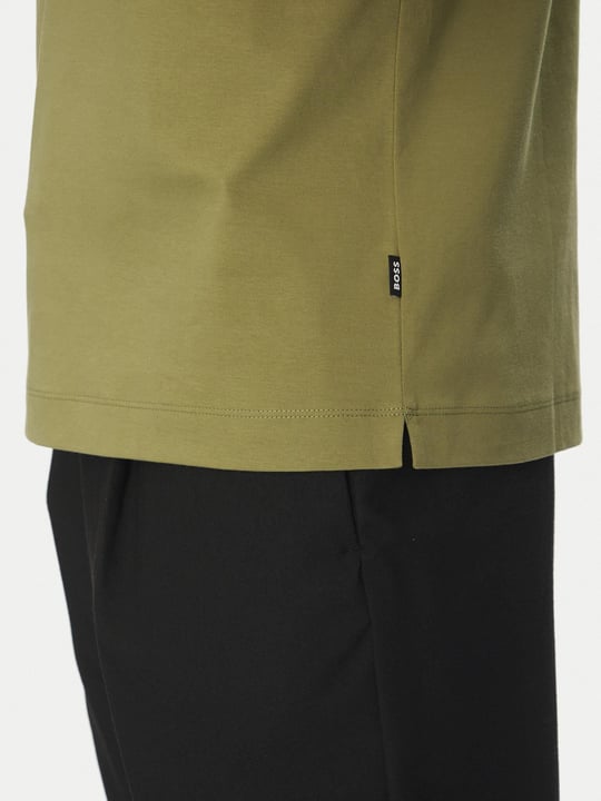 BOSS BOSS Erkek Polo Yaka Düğme Kapamalı Kısa Kol Yeşil Polo Yaka T-Shirt 50520297-311