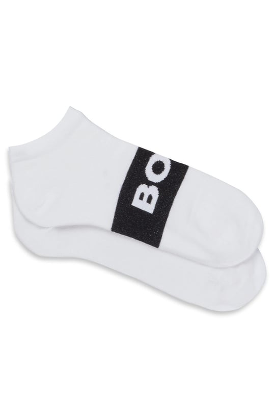 BOSS BOSS Erkek Rahat Tabanlı Boss Logolu Beyaz Çorap 50469720-100