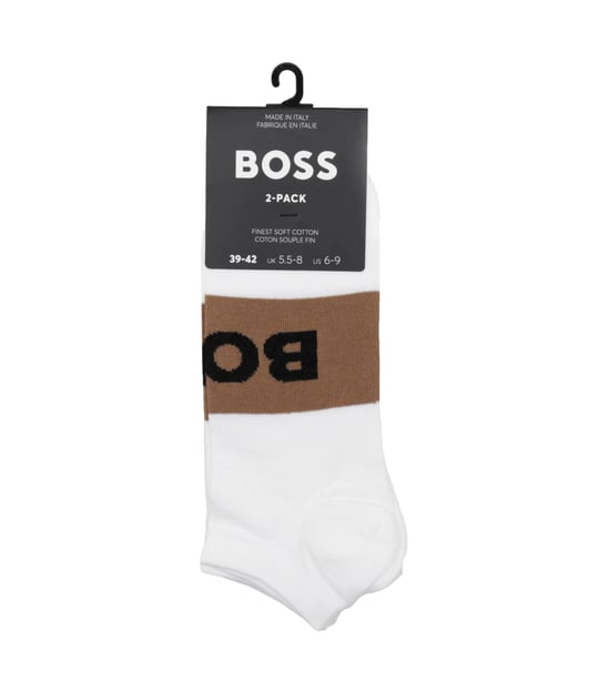 BOSS BOSS Erkek Rahat Tabanlı Boss Logolu Beyaz1 Çorap 50469720-101