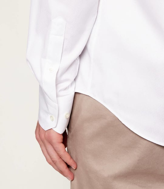 BOSS  BOSS Erkek Regular Fit %100 Pamuklu Uzun Kollu Beyaz Gömlek 50556498-100